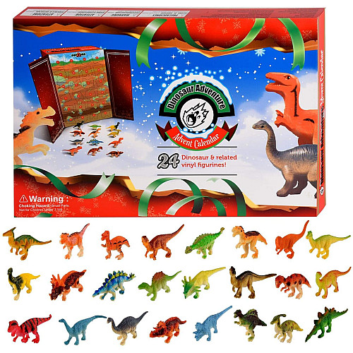 Адвент календар Динозаври (24 фігурки) від Dkinghome