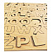 Деревянный набор для развития Польский Алфавит