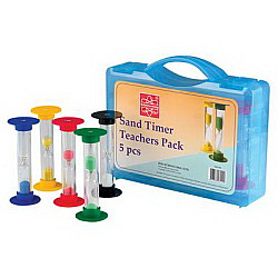 Набір різнокольорових пісочних годинників для вчителя (5 шт) від Edu-Toys