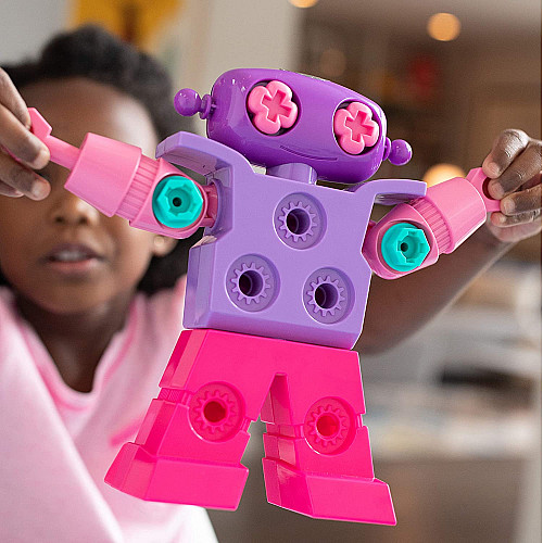 Розвиваючий STEM набір Робот фіолетово-рожевий від Educational Insights