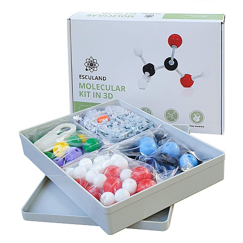 Научный набор конструктор 3D молекулы Химия (239 деталей) от Esculand