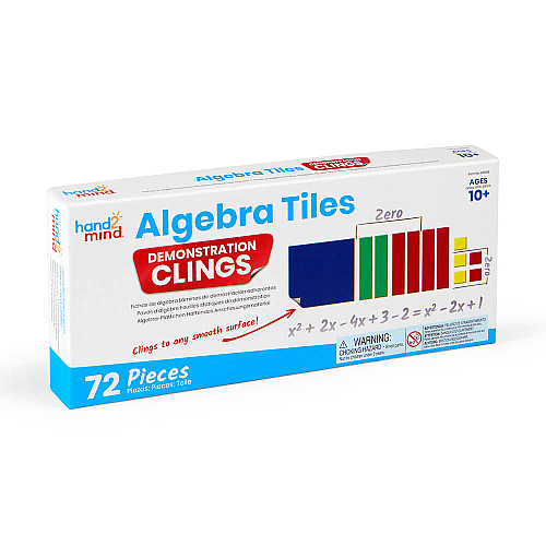 Навчальний набір Алгебра плитки липучки (72 шт) від hand2mind