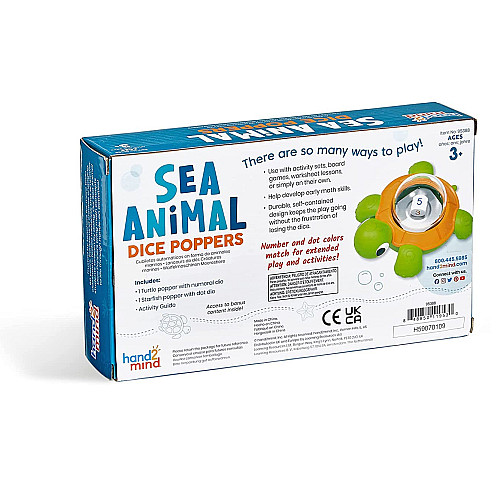 Гральні кубики Морські тварини (2 шт) від hand2mind