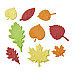Математический набор пазлов Сенсорные листья (46 элементов) от hand2mind