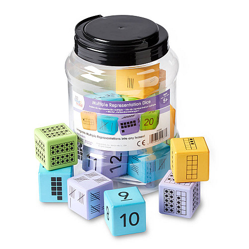 Навчальний математичний набір Кубики (16 шт) від hand2mind