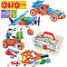 Набір STEM конструктор Машинки (132 деталі) від ETI Toys