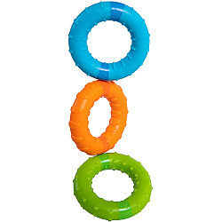 Развивающый сенсорный набор Цветные магнитные колечки (3 шт) от Fat Brain Toys