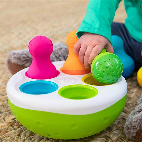 Сенсорна іграшка сортер балансир Неваляшки від Fat Brain Toys