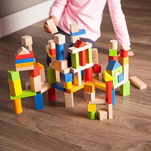 Будівельний набір Дерев'яні блоки (100 шт) від Fat Brain Toys