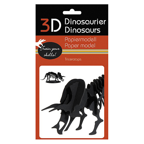 Развивающая 3D головоломка динозавр Трицератопс от Fridolin