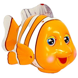 Развивающая музыкальная игрушка Рыбка клоун от Huile Toys