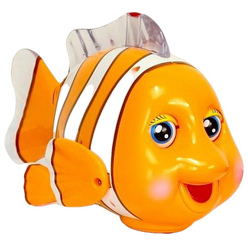 Развивающая музыкальная игрушка Рыбка клоун от Huile Toys