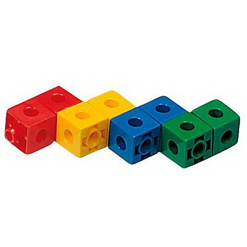 Математичний навчальний набір З'єднай кубики (100 шт) від Gigo