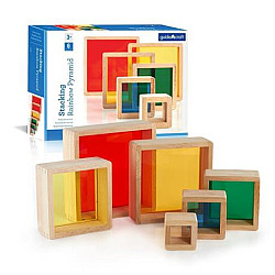 Развивающий набор Монтессори Цветные блоки (6 деталей) от Guidecraft