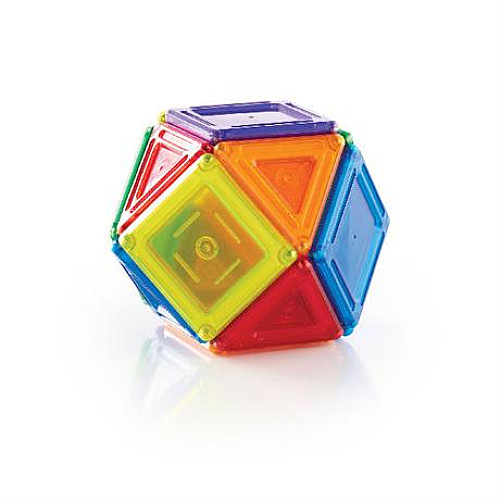 Магнитный набор Монтессори конструктор Цветные блоки (24 детали) от Guidecraft