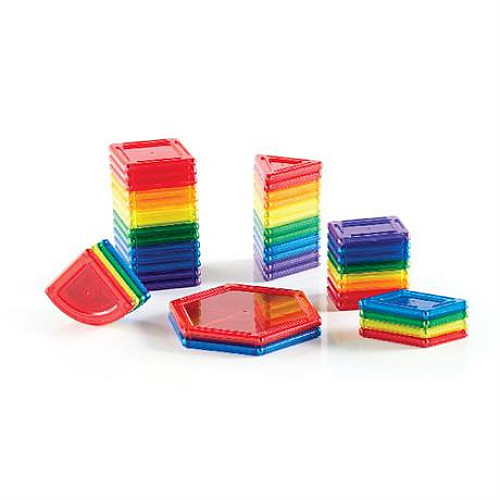 Магнитный набор Монтессори конструктор Цветные блоки (44 детали) от Guidecraft