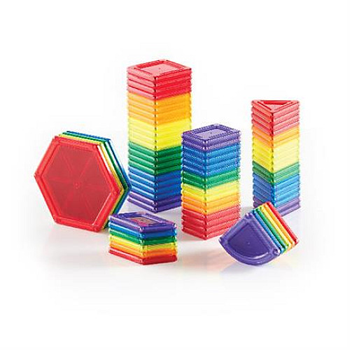 Магнитный набор Монтессори конструктор Цветные блоки (70 деталей) от Guidecraft