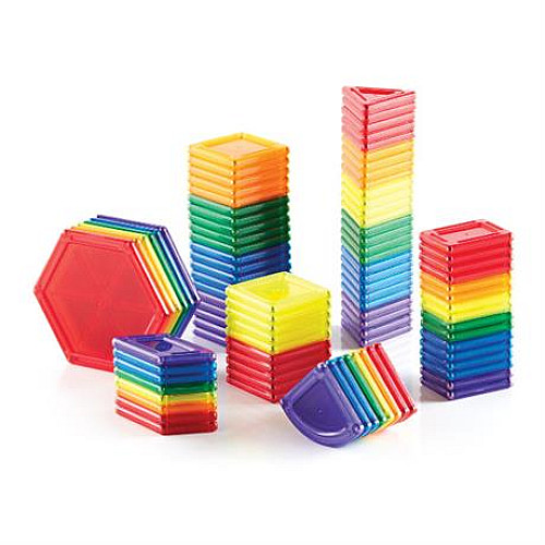Магнитный набор Монтессори конструктор Цветные блоки (94 детали) от Guidecraft