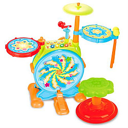 Развивающая музыкальная игрушка Барабанная установка от Hola Toys