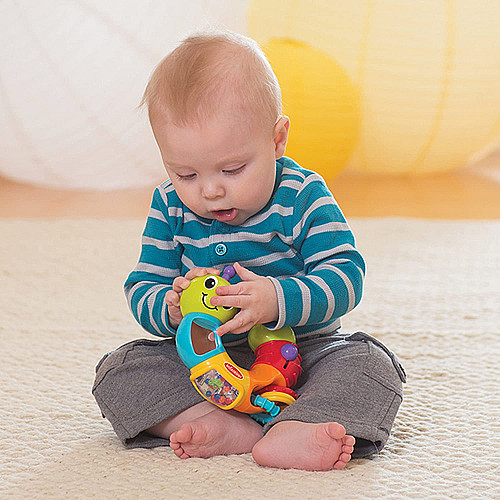 Развивающая игрушка Гусеница с погремушкой от Infantino