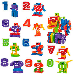 Развивающий набор Роботы цифры (10 шт) от JOYIN