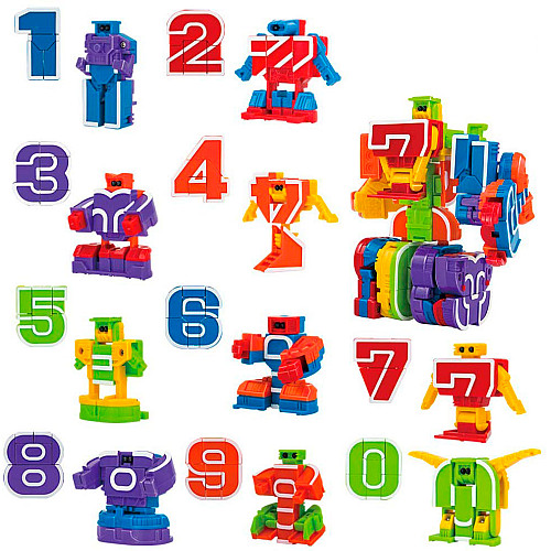 Розвиваючий набір Роботи цифри (10 шт) від JOYIN