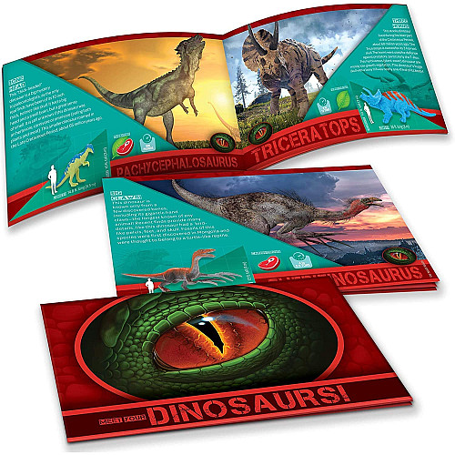 Развивающий набор Коробка с динозаврами (15 фигурок) от Joyin
