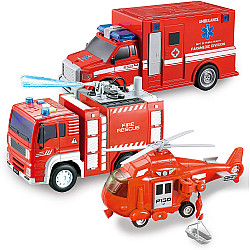 Развивающий набор Пожарная техника (3 шт) от JOYIN