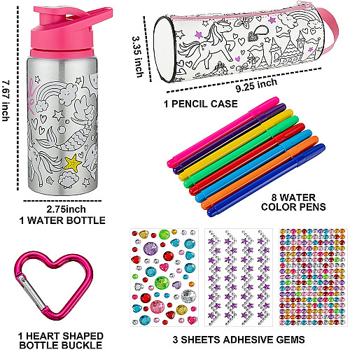 Творческий набор Пенал и бутылка для воды от JOYIN