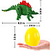 Развивающий набор Динозавры трансформеры в яйцах (8 шт) от Joyin