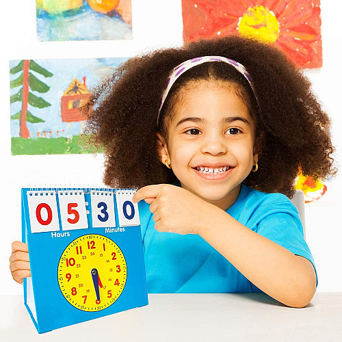 Навчальний фліпбук Годинник від Junior Learning