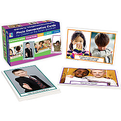Розвиваючий набір Фото картки для дітей з аутизмом і синдромом Аспергера (90 карток) від Key Education