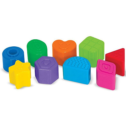 Набір для рахунку і сортування Валіза з кубиками (10 шт) від K's Kids