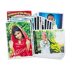 Развивающий набор фото карточки Дети разных национальностей (20 фото) от Lakeshore