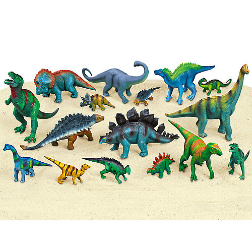 Розвиваючий набір Динозаври з дитинчатами (16 шт) від Lakeshore