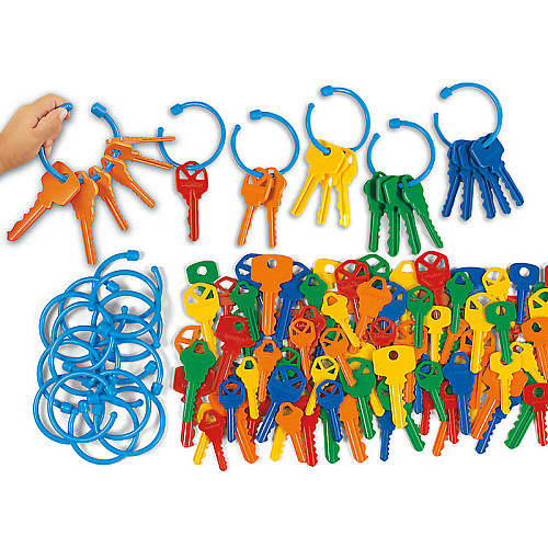 Набір для рахунку і сортування Різнобарвні ключі (35 шт) від Lakeshore
