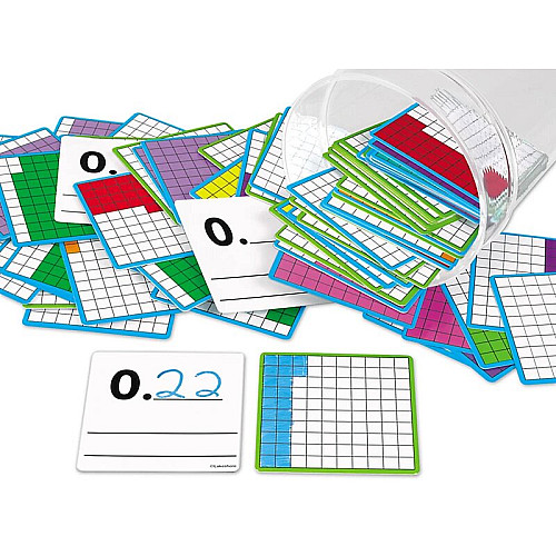 Математический набор Карточки с десятичными знаками (100 шт) от Lakeshore