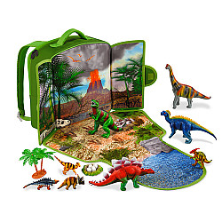 Розвиваючий набір в рюкзаку Динозаври (8 шт) від Lakeshore