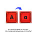 Развивающий набор Двухсторонний магнитный алфавит (48 шт) от Lakeshore