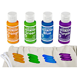 Набор для творчества Краски для ткани (4 цвета) от Lakeshore