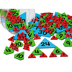 Математический набор для счета Треугольники (160 шт) от Lakeshore