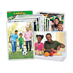 Развивающий набор фото карточки Семья (20 фото) от Lakeshore