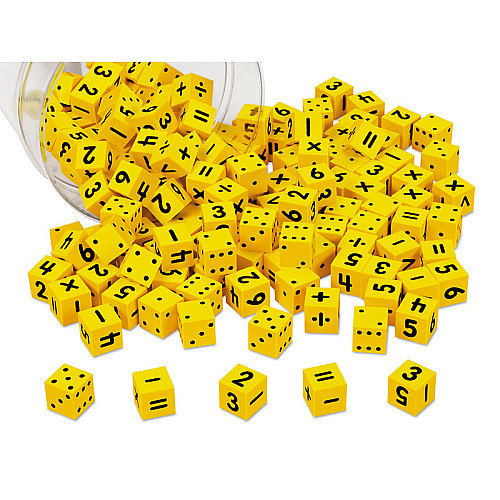 Развивающий математический набор Игровые кубики (144 шт) от Lakeshore