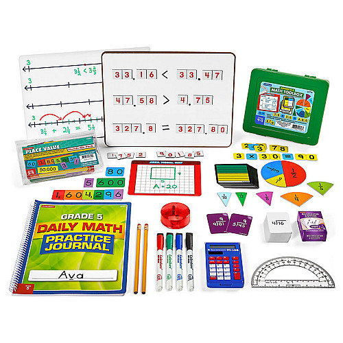 Навчальний індивідуальний набір практичних занять з математики (5 клас) від Lakeshore