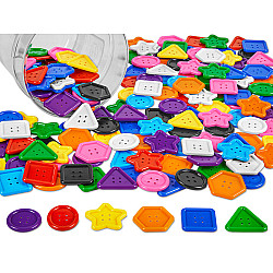 Набор для сортировки Разноцветные пуговички (180 шт) от Lakeshore
