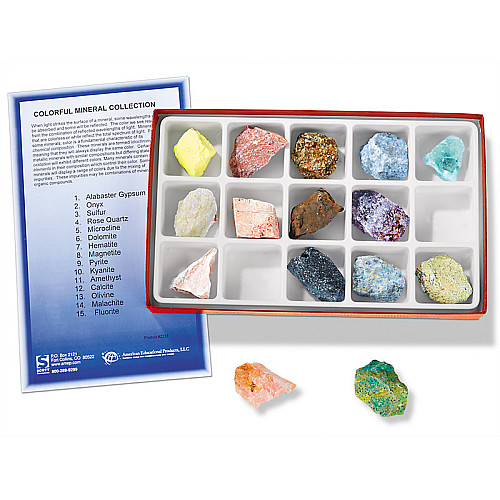 Розвиваючий набір Колекція мінералів (15 каменів) від Lakeshore