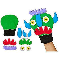 Розвиваюча лялька-рукавичка Зелений монстр від Lakeshore