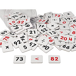 Навчальний набір Числа і знаки операцій (162 картки) від Lakeshore