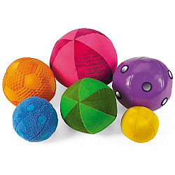 Тактильный набор мягких мячиков (6 шт) от Lakeshore