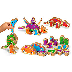Строительный набор Собери динозавров (5 динозавров) от Lakeshore